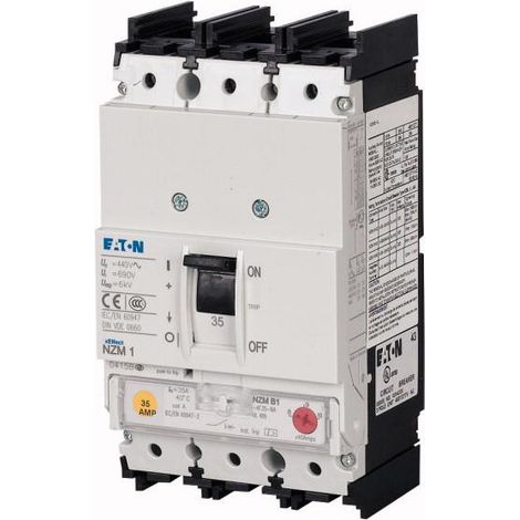 NZM1 25kA 3P 100A UL/IEC 000272252 EATON NZMB1 AF100 NA