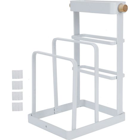 Rangement Couteaux Et Planches A Decouper - Support Ventile Avec Garde-Fous - Pour Cuisine Domestique - 1 Unite (1/5)