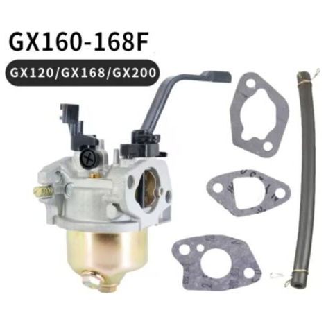 Carburateur et Joint d'Étanchéité pour Honda GX120 GX160 GX200 4,10 kW 4,85 kW Moteur de Génératrice à Essence (1/2)