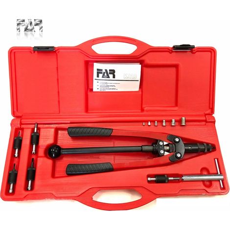 FAR KJ29 EXTRA RIVETTATRICE DOPPIA LEVA RIVETTI INSERTI FILETTATI DA M3 A M10 (1/5)