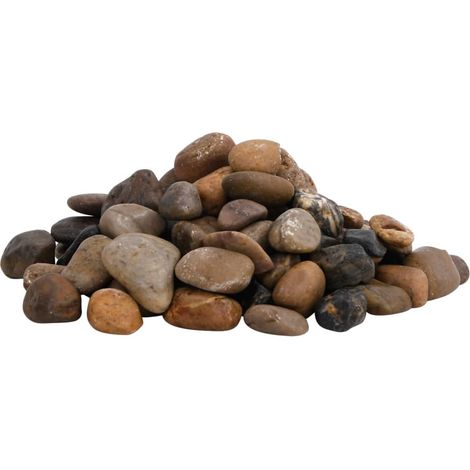 Galets polis 25 kg multicolores 2-5 cm (1/4)