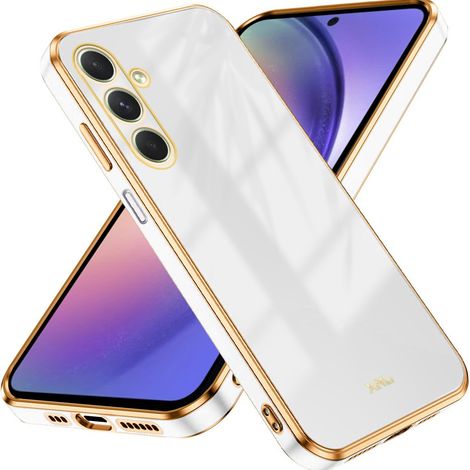 Schutzhülle für Samsung Galaxy A54 5G, Glamour CamShield, weiß (1/3)