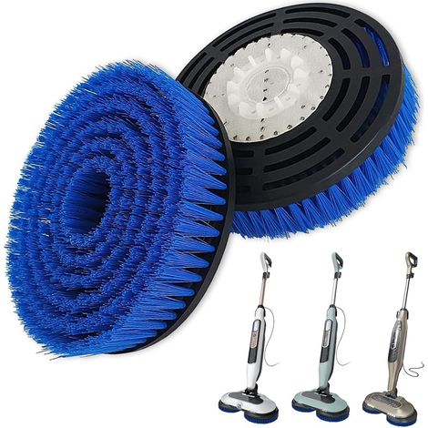 Pack S8201 Steam Brush Heads Compatible with Shark Steam Mop S7000/S7001/S7005/S7201/S7020/S7000AMZ/S8000/S8001/S8201, Deep Cleaning Hard Floors, Polishing Resistant (1/5)