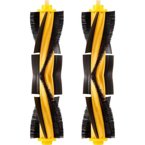 (2 pieces) Main brush replacement parts for Ecovacs DEEBOT OZMO 920 950 T8 AIVI Max T9 T5 N5 N7 N8+ N8 Pro DX55 DX93 DJ65 robotic vacuum cleaners--DTEKGAZ