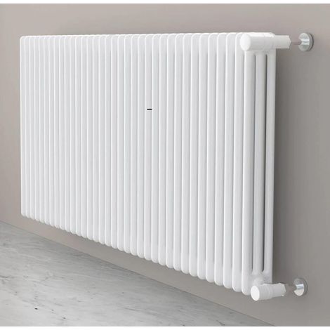 Radiateur à eau chaude cordivari Ardesia blanc acier carbone
