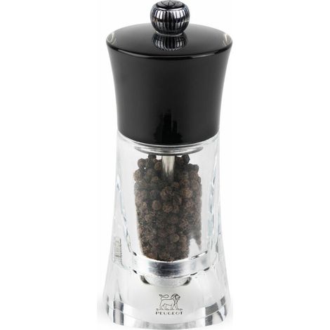 Peugeot Pfeffermühle Molène schwarz transparent 14 cm