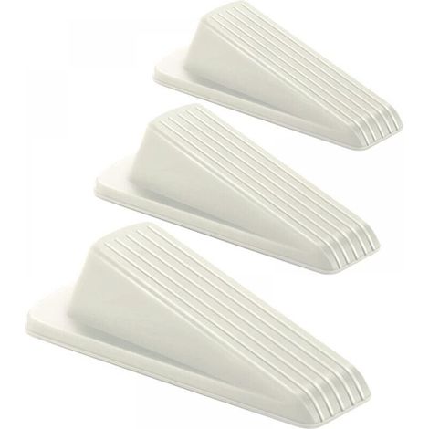 Floor Door Stops, Door Gap Stops, Rubber Door Wedges, Heavy Duty Stackable Door Stops for Carpeted Doors (1/5)