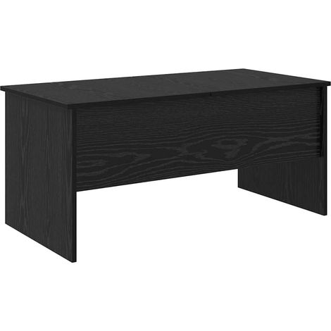 Maison Exclusive - Mesa de Café Roble Negro 102 x 50,5 x 46,5 cm