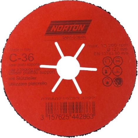 Disco semiflessibile Norton CP Flex 127mm P.36 - P8 CP127 36 (1/2)