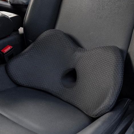 Oreiller lombaire ergonomique en mousse à mémoire de forme pour voiture et bureau (1/5)