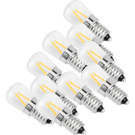 E14-Glühbirne mit kurzem Glühfaden, 1,5 W, 110 V Wechselstrom, Kronleuchter-/Deckenleuchtenbirne, Lampenzubehör, warmweiß (1/5)
