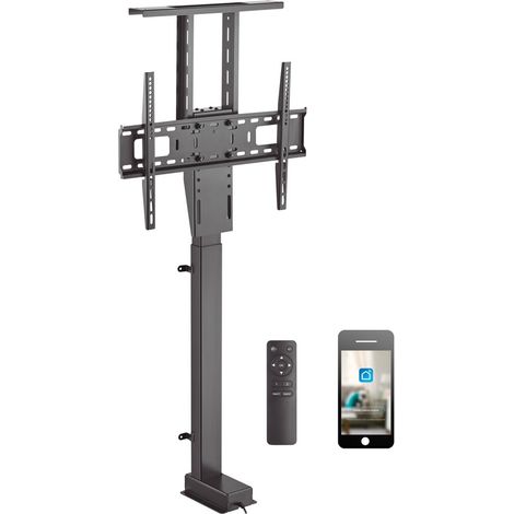 GSC – Support élévateur motorisé pour téléviseur 37-80' – Capacité 60 kg – Installation facile – Compatible VESA 200-600mm – Noir - GSC 37-80