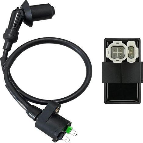 Kit accensione CDI AC a 6 pin con bobina per GY6 50cc 125cc 150cc, compatibile con scooter Kymco, Peugeot, Baotian, Quad ATV, Pit Bike, sistema a corrente alternata (solo AC) (1/5)