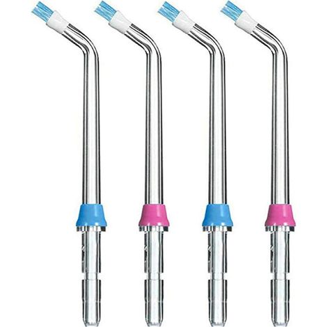 Embouts de rechange Plaque Seeker compatibles avec les hydropulseurs Waterpik et autres marques d'hydropulseurs buccaux, embouts de rechange pour hydropulseur, embouts à poils pour éliminer la plaque (1/5)