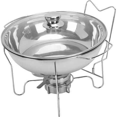Stainless Steel Food Warmer Set with Lid (1/5)