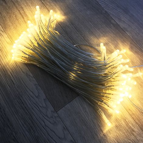 50'er LED Lichterkette transparent-MLK025W (1/5)