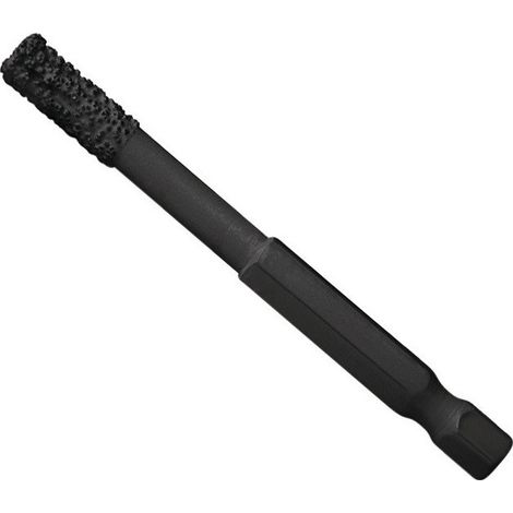 Foretto diamantato D.8mm L.32mm per piastrelle / ceramica 1/4 pollici PROMAT