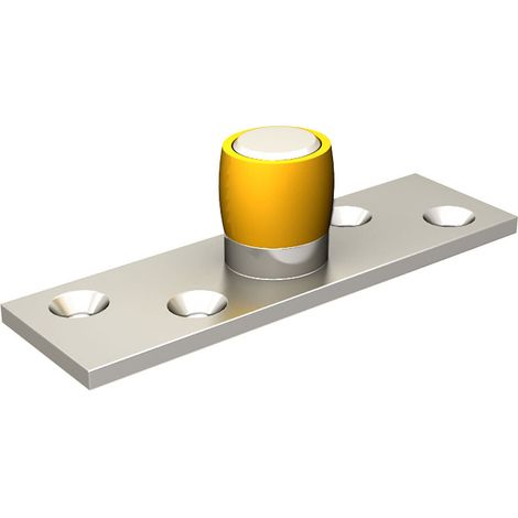 Guide olive en laiton Ø 24 mm pour porte jusqu'à 300 kg
