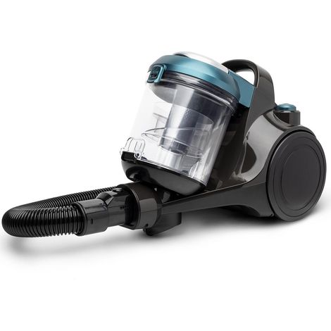 HKoenig STC56 Aspirador Multi Ciclónico Sin Bolsa, Potencia 700W, Eficiencia Energética A, Filtro HEPA, Ligero y Silencioso 79 dB, Azul, 700 W, 2.5 litros, Decibeles, Aluminio (1/5)