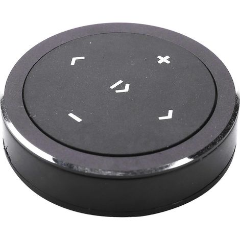 Télécommande Bluetooth pour téléphone portable au volant de voiture (noire)-- (1/5)