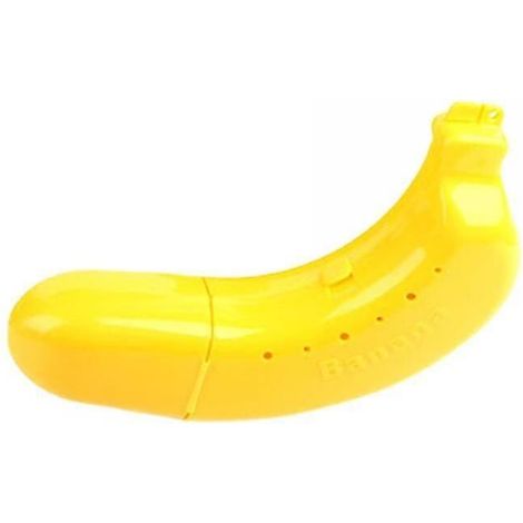 Lot de 2 étuis de protection pour bananes en plein air, boîte à déjeuner, support de rangement pour fruits Scrollsqy