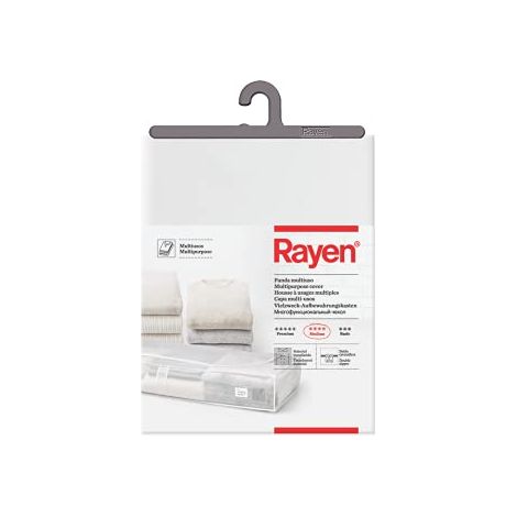 Rayen 2039.11 Scatola d'immagazzinaggio Coperte per Letto. Sacco di Tela per Biancheria con Lampo, graticola traspirabile, Pieghevole e Resistente, Bianco/Traslucido, 45 x 103 x 16 cm (1/4)