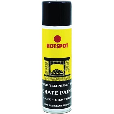 Hotspot Spray Grate Paint in Silk Black, 450ml (Model HOT201441)