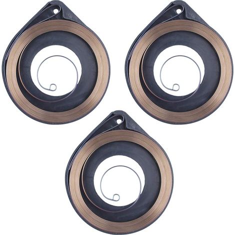 Pack de 3 / Lot Ressort de démarreur à rappel compatible avec Husqvarna 41 50 Rancher 51 55 EPA Jonsered 2041 Accessoires (1/5)