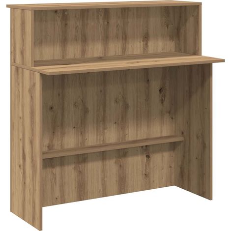 Maison Exclusive - Empfangstheke Artisan-Eiche 100x50x103,5 cm Ho