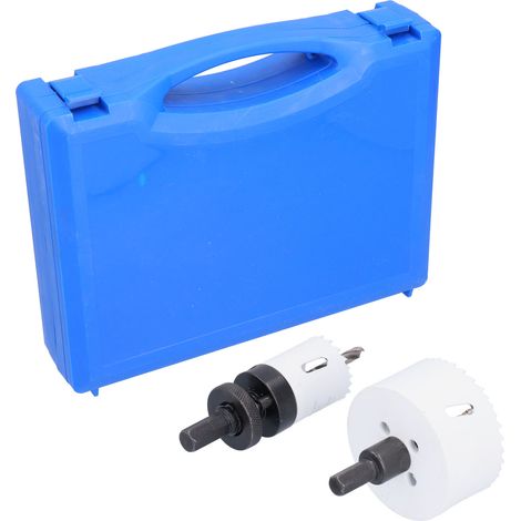 Kit de scie cloche haute précision, coupe incisive et durable, spécifications variées, kit d'ouvre-trous pour métaux (1/5)