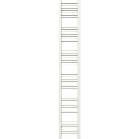 Scaldasalviette ad acqua calda bianco 960mm di altezza e 230mm di larghezza - 247 Watt - MIK960/230SXB (1/5)