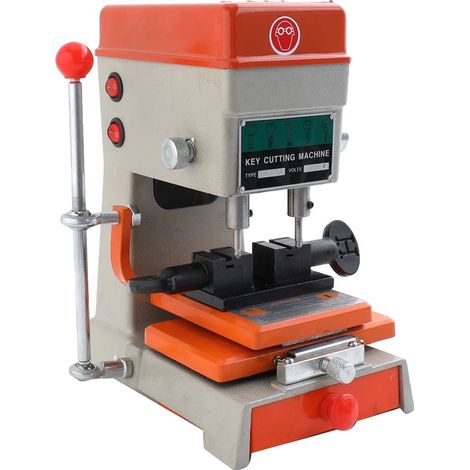 Máquina duplicadora de llaves, voltaje de funcionamiento de 220 V, velocidad de rotación de 8000 RPM, potencia de 100 W, construcción metálica duradera, diseño compacto. (1/5)