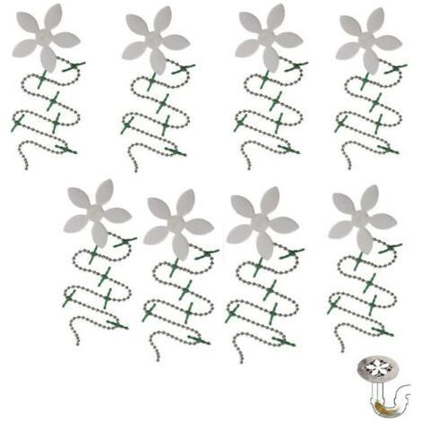 ttrape Cheveux pour Douche, Filtre à Cheveux, 10Pcs Attrape Cheveux, Lavabo Filtre, Anti-Obstruction, Décapant Les Cheveux, Protection Contre Le Colmatage, pour Salle de Bains, Cuisine (1/5)