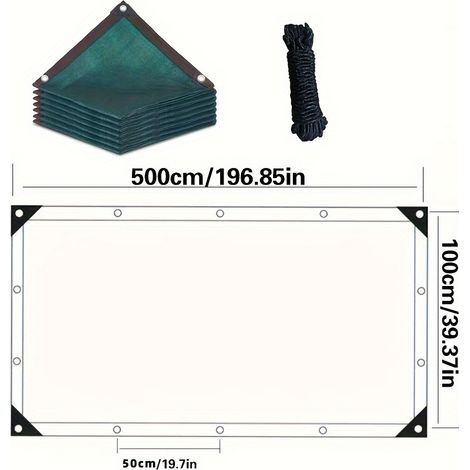 Filet d'ombrage extérieur pour préserver l'intimité, filet de protection solaire, filet d'ombrage, filet de jardin extérieur (1/5)