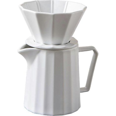 Filtre à café filtre en céramique 1-2 tasses avec support séparé-- (1/5)