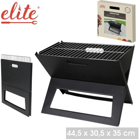 Barbecue Pliable au Charbon de Bois en Acier – Grill Portable Compact avec Grille de Cuisson (1/5)