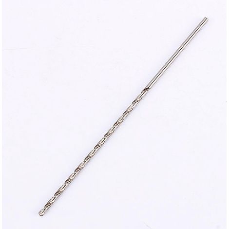 Extra langer Spiralbohrer, HSS-Spiralbohrer, 160 mm lang. Bohrwerkzeug für Holz, Metall und Stahl. 3 mm Spiralbohrer. (1/4)
