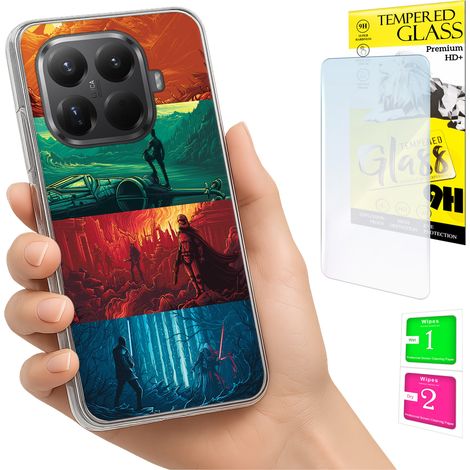 Schutzhülle für Xiaomi 15T Pro: Rückseite mit Fotoschutz + 9H-Glas (1/5)