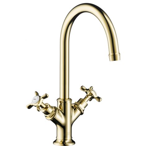 hansgrohe AXOR Montreux 2-Griff-Waschtischarmatur 210,