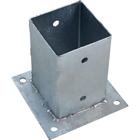 Aufschraubhülse Pfostenhülse Pfostenträger Bodenhülse Aufschraubbodenhülse Hülse 101x150 mm