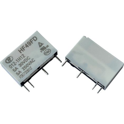 New and original Hongfa HF49FD/012-1H12 12VDC-5A ultra-thin, low-power signal relay