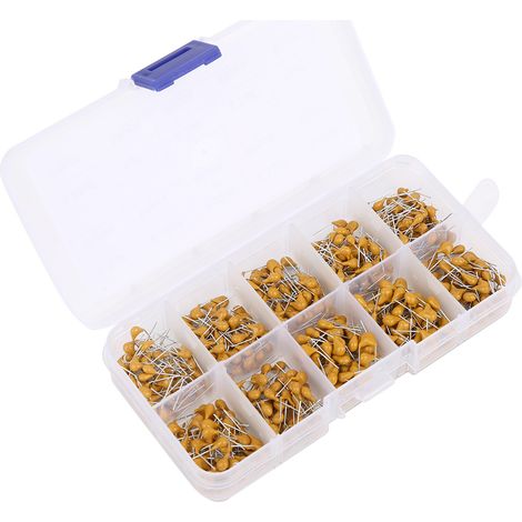 Kit de 500 condensateurs céramiques multicouches assortis (0,1 µF à 10 µF) - Composants électroniques (1/5)