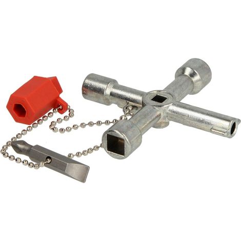 KS TOOLS llave universal para armarios de distribución 71 mm - 130.1015