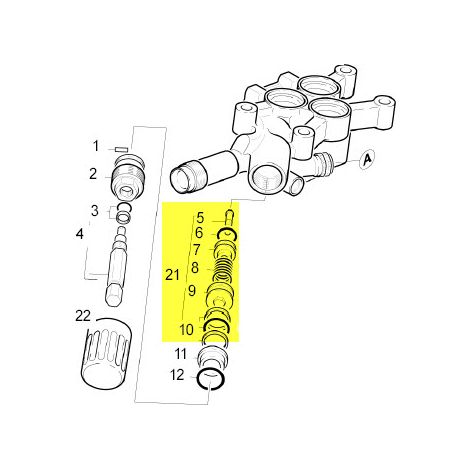 Kärcher – Vanne de dérivation pour nettoyeur haute pression – Accessoire compatible HD650 – Installation facile – 45910380