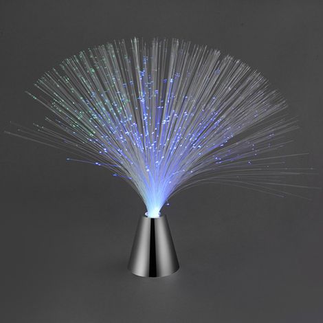 Fontaine lumineuse à fibre optique LED à changement de couleur, veilleuse, lampe de décoration intérieure, jouets lumineux