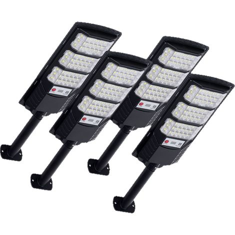 Lampioni solari per esterni, luce solare per esterni 8500K, faretto LED impermeabile con funzionamento dall'alba al tramonto, sensore di movimento e telecomando, luci di sicurezza. Telecomando incluso