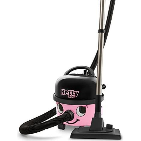Numatic 900044 Hetty HET200-12 Staubsauger mit Beutel, 620 W, 72 Dezibel, Classic Pink
