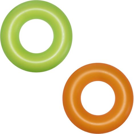 Bestway Bague Frosted de natation fluo (1/5)