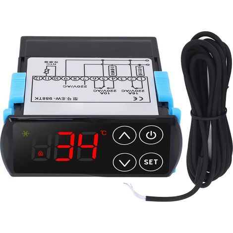 Touch Screen Thermostat Digital Display Cooling Heating PID Temperature Controller Regulator AC220V (1/5)