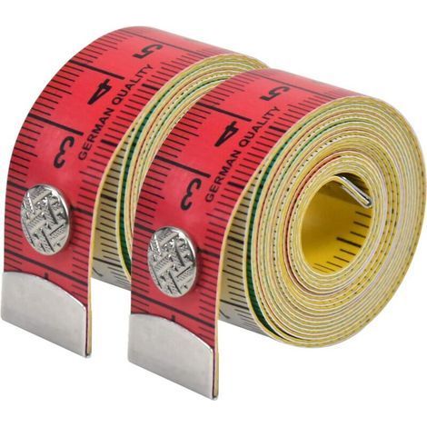2 Pcs Sewing Tape Measure Soft Double-Sided Measuring Tape Fabric Measuring Tailor Soft Ruler for Sewing Dressmaker Chest Girth Body Waist Bra Circumference,150cm/60\ (1/5)